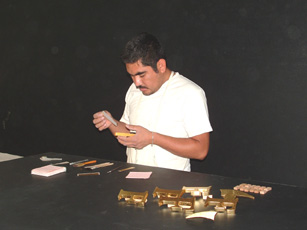 Gold Metal Leafing Process