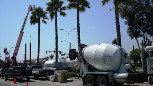 Los Alamitos Race Course California Pylon Sign Installation