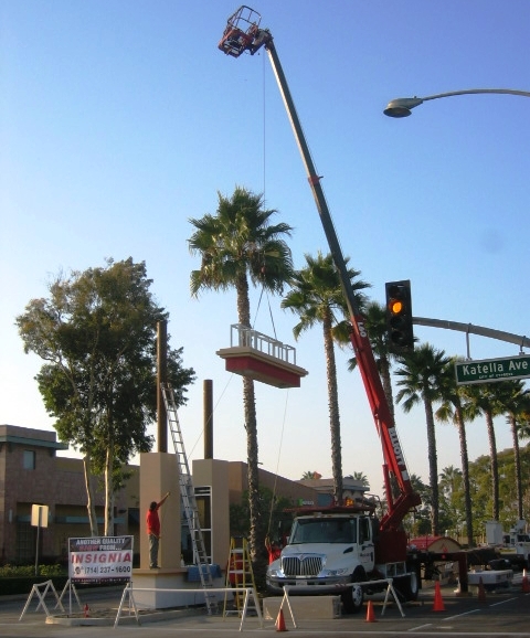 Los Alamitos Race Course California Pylon Sign Installation