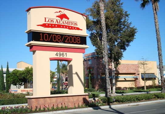 Los Alamitos Race Course California Pylon Sign