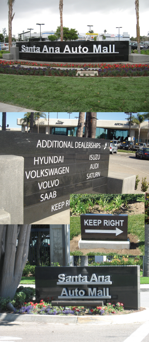 Santa Ana Auto Mall Californa